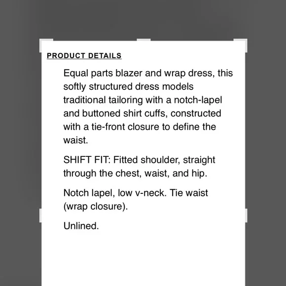 Banana Republic Red Blazer Dress size M NWT - Picture 5 of 7